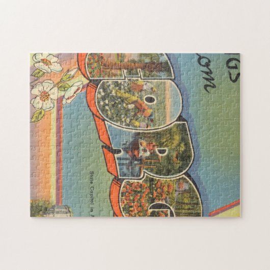 Greetings From Georgia Puzzle (Horizontal)