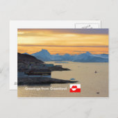 Greetings from Greenland 21 Postkarte (Vorne/Hinten)