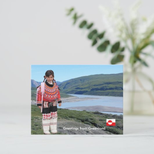 Greetings from Greenland 223 Postkarte (Stehend Vorderseite)