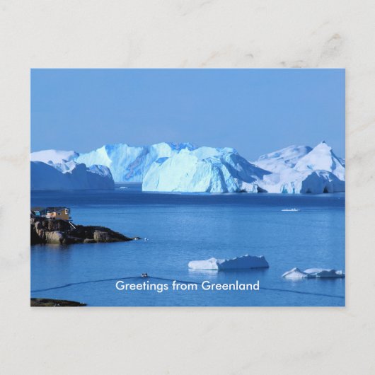 Greetings from Greenland 9 Postkarte (Vorderseite)