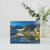 Greetings from Hallstatt, Austria Postkarte (Stehend Vorderseite)