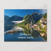 Greetings from Hallstatt, Austria Postkarte (Vorderseite)