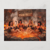 Greetings From HELL Postkarte (Vorderseite)