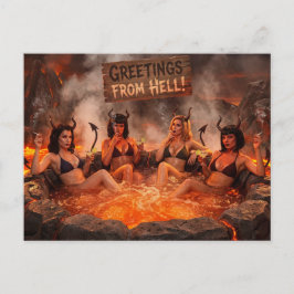 Greetings From HELL Postkarte