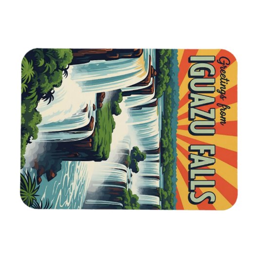 Greetings from Iguazu Falls Magnet (Horizontal)