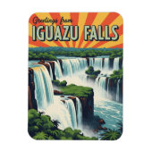 Greetings from Iguazu Falls Magnet (Vertikal)