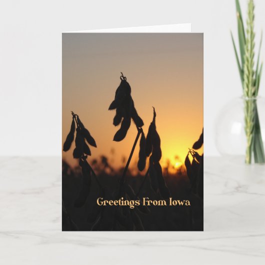 Greetings From Iowa Karte (Vorderseite)