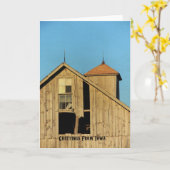 Greetings From Iowa Karte (Gelbe Blume)