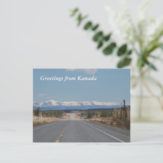 Greetings from Kanada Postkarte (Stehend Vorderseite)