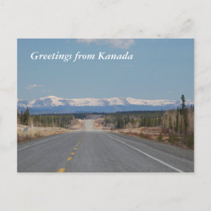 Greetings from Kanada Postkarte