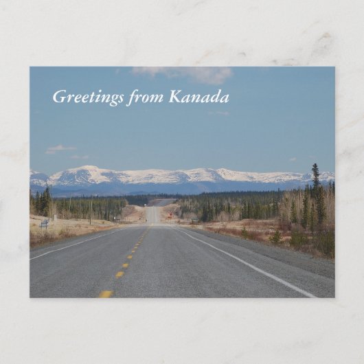 Greetings from Kanada Postkarte (Vorderseite)