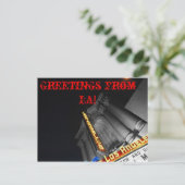 Greetings from LA! Postkarte (Stehend Vorderseite)
