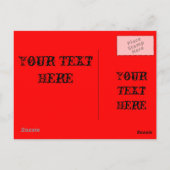 Greetings from LA! Postkarte (Rückseite)