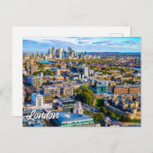 Greetings From London, England Postkarte (Vorne/Hinten)