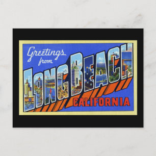 Greetings from Long Beach California Postkarte