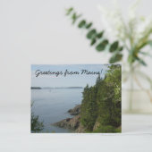 Greetings from Maine Postcard Postkarte (Stehend Vorderseite)