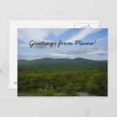 Greetings from Maine Postcard Postkarte (Vorne/Hinten)