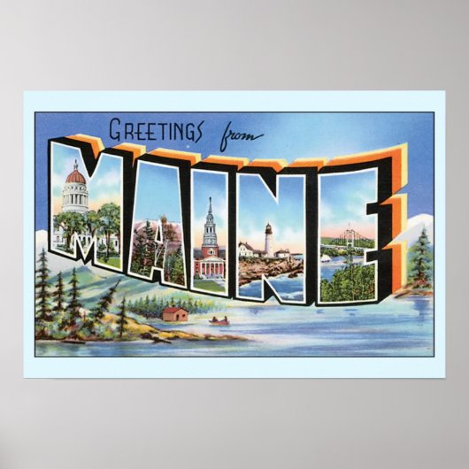 Greetings From Maine Poster (Vorne)