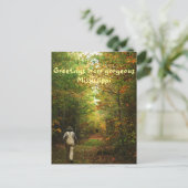 Greetings from Mississippi Postkarte (Stehend Vorderseite)