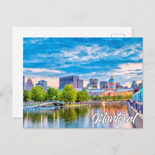 Greetings From Montreal, Quebec, Canada Postkarte (Vorne/Hinten)