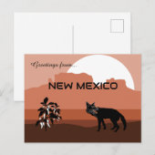 Greetings from New Mexico State  Postkarte (Vorne/Hinten)