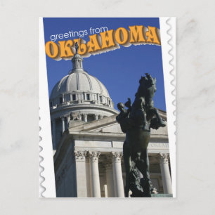 Greetings from Oklahoma Postkarte