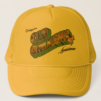 "Greetings from Old Orleans" Trucker Hat Truckerkappe