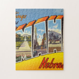 Greetings From Omaha Nebraska Puzzle