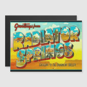 Greetings from Radiator Springs Arizona Magnetkarte (Vorne/Hinten)