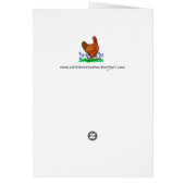 Greetings From Rhode Island Red Hen Watercolor (Hinten)