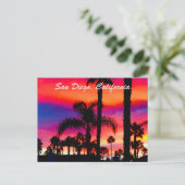 Greetings from San Diego | Customizable Postkarte (Stehend Vorderseite)
