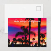 Greetings from San Diego | Customizable Postkarte (Vorne/Hinten)
