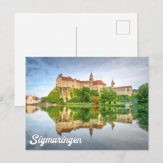 Greetings From Sigmaringen Castle, Germany Postkarte (Vorne/Hinten)