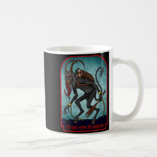 Greetings From Ss Vom Krampus Christmas Festive Ho Kaffeetasse (Rechts)