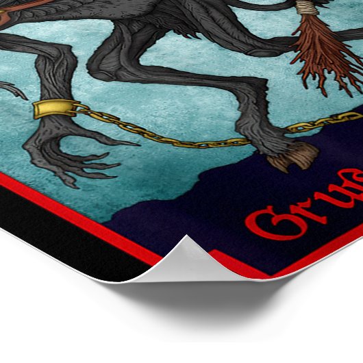 Greetings From Ss Vom Krampus Christmas Festive Ho Poster (Ecke)