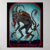 Greetings From Ss Vom Krampus Christmas Festive Ho Poster (Vorne)