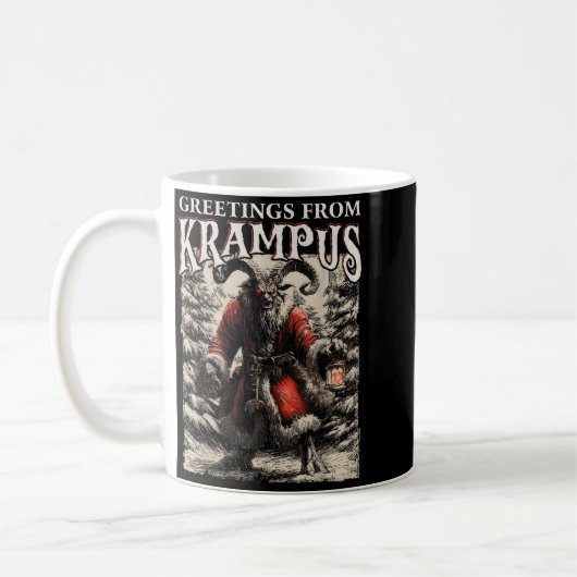 Greetings From Ss Vom Krampus Festive Horror Chris Kaffeetasse (Links)
