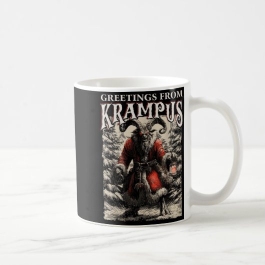 Greetings From Ss Vom Krampus Festive Horror Chris Kaffeetasse (Rechts)