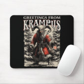 Greetings From Ss Vom Krampus Festive Horror Chris Mousepad (Mit Mouse)