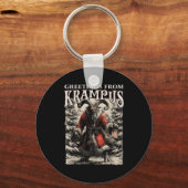 Greetings From Ss Vom Krampus Festive Horror Chris Schlüsselanhänger (Vorderseite)