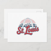 Greetings from St. Louis, Gateway Arch Travel Postkarte (Vorne/Hinten)