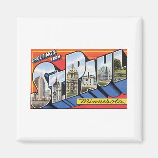 Greetings from St. Paul Minnesota Magnet