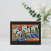 Greetings from St. Paul Minnesota Postkarte (Stehend Vorderseite)
