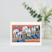 Greetings from St. Paul Minnesota Postkarte (Stehend Vorderseite)