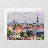 Greetings From Tallinn, Estonia Postkarte (Vorne/Hinten)
