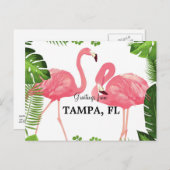 Greetings from Tampa, Florida Postkarte (Vorne/Hinten)