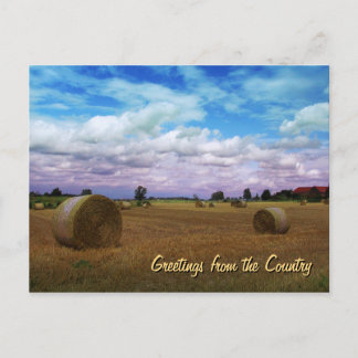 Greetings from the Country Postkarte