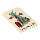 Greetings from the UK British Landmarks Travel Magnet (Rechte Seite)