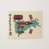 Greetings from the UK British Landmarks Travel Puzzle (Horizontal)