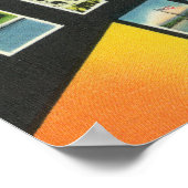 Greetings from Thousand Islands, New York Poster (Ecke)